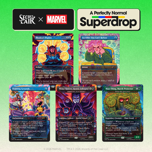 Mtg secret lair marvel - mtg, x