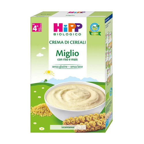 Hipp crema miglio con riso - miglio,