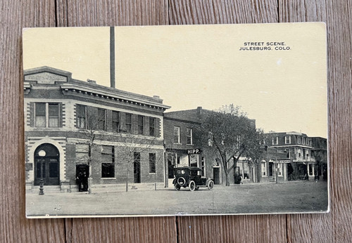 Vintage postcard julesburg - postcard,