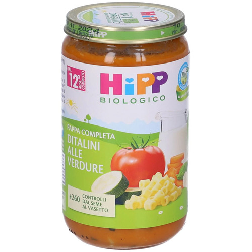 Hipp bio ditalini verdure 250g - hipp,