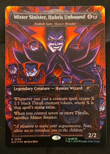 Mtg mister sinister hubris - sinister,,