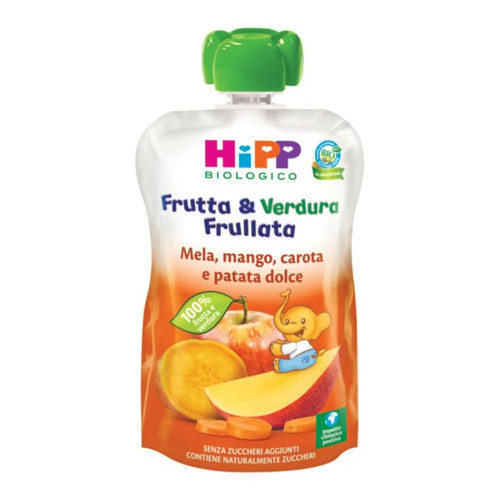 Hipp bio frut verd - frut&verd, mel/man/car