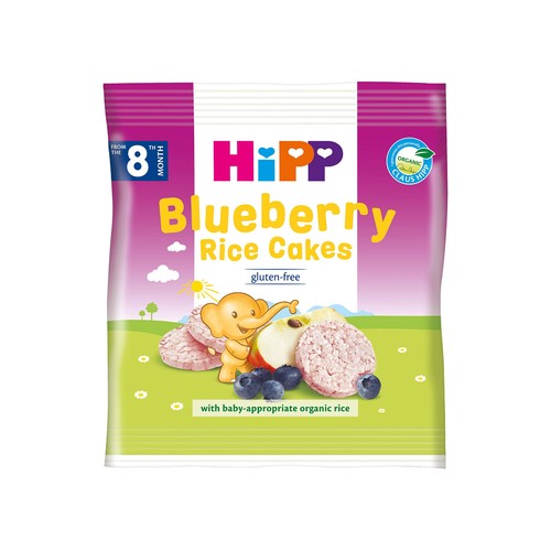 Hipp blueberry rice - rice, cakes
